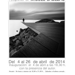 Miguel Cabezas. Solitudes. Cartel. Abril 2014