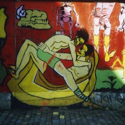 Hermann Waldenburg. Ich glaube. Muro Berlín. Enero 2015