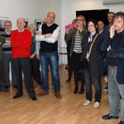 Inauguración "Solitudes" de Miguel Cabezas. 2014
