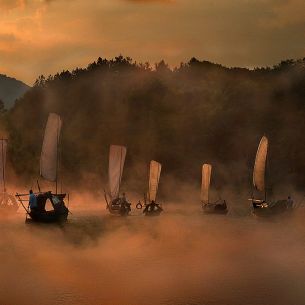 M. H. Cheng. On the river scenary - 6. Taiwan. 2012