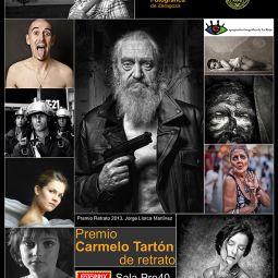 Cartel Exposición Premio Carmelo Tartón de Retrato 2013