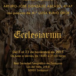 Cartel. Arturo-Jose Gónzalez. Ecclesiarum. Noviembre