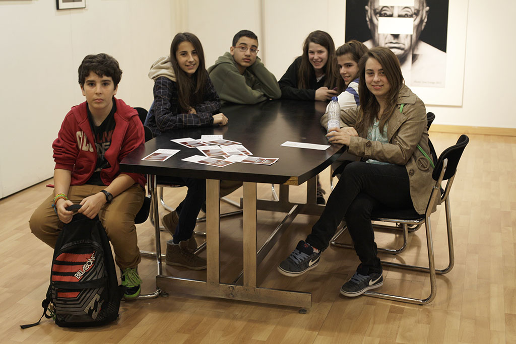Visita Instituto Corona de Aragón. 2014